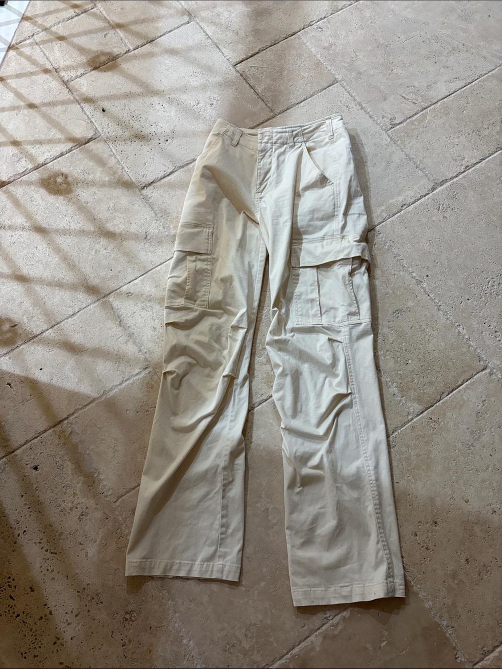 Altar’d State Women’s Beige Cargo Pants - Neutral Utility Style